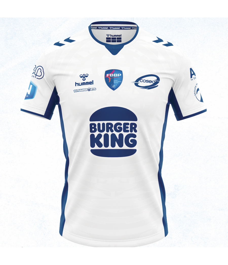 Maillot officiel FBBP 01 adulte match extérieur