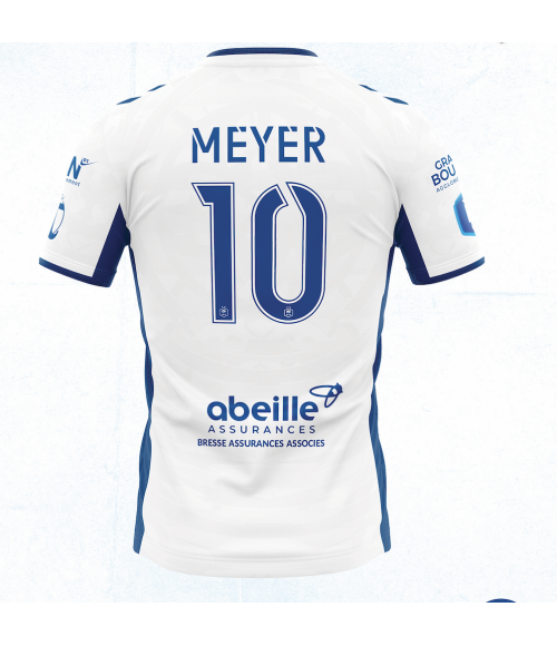 Maillot officiel enfant FBBP 01 match exterieur extérieur