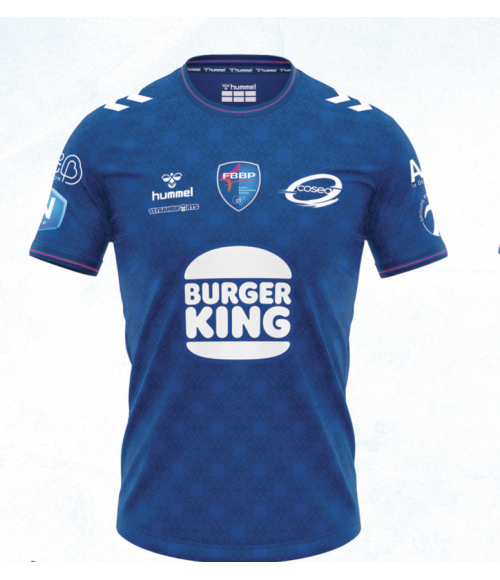 Maillot officiel FBBP 01 adulte match domicile