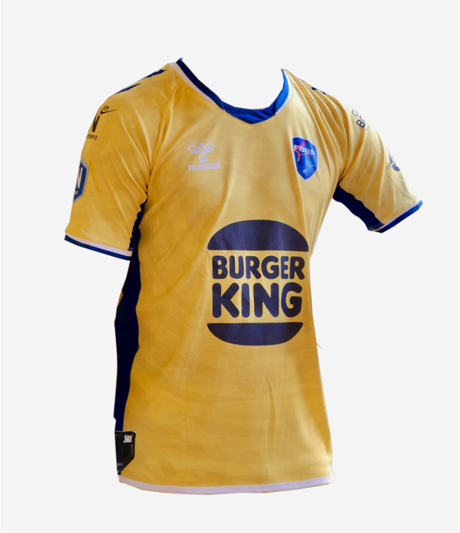 Maillot officiel gardien de but FBBP 01 jaune Burger King