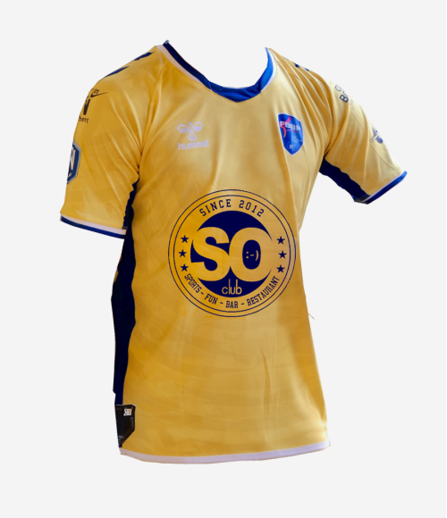 Maillot officiel gardien de but FBBP 01 jaune So Club